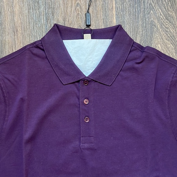 Burberry Polo in Deep Aubergine - Picture 2 of 6